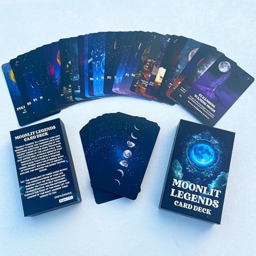 Astrology oracle deck display for spiritual meditation
