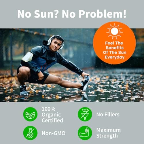 Back panel of NUSAVA Vitamin D3 K2 liquid drops bottle showcasing facts about calcium absorption and bone health benefits
