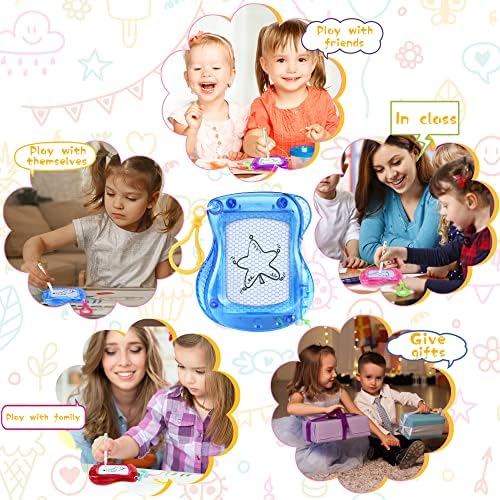Magnetic writing pad with sliding eraser mechanism