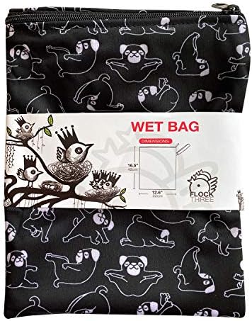 Folded Flock Three reusable bag showing compact storage size