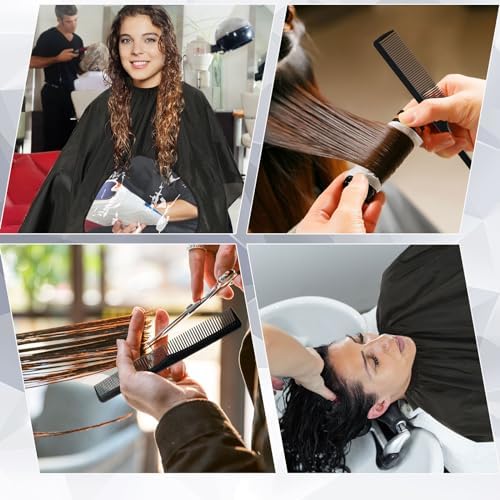 Complete FEBSNOW grooming kit including one black window cape, one brush, and two combs.