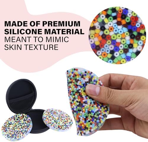 Complete RadBizz product package including the one count circle pad and zippered storage pouch