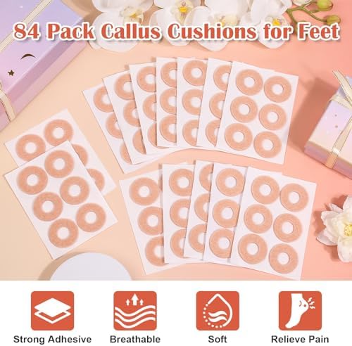 Comparison of different sizes of felt foot pads for versatile pain relief