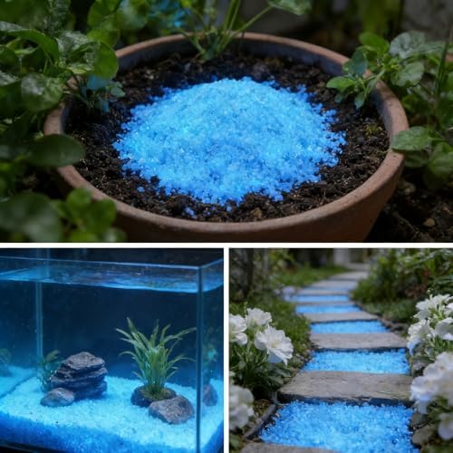 Packaging of 15000 pieces luminous sand granules