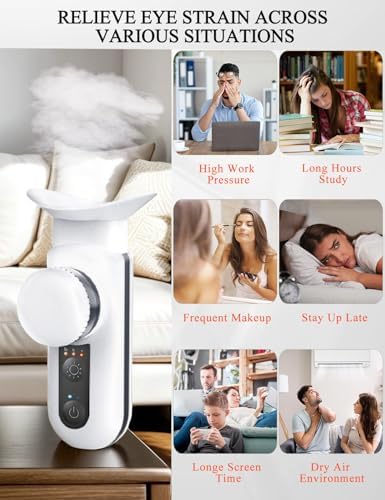Vowleike eye moisturizer package contents including USB charging cable and manual.