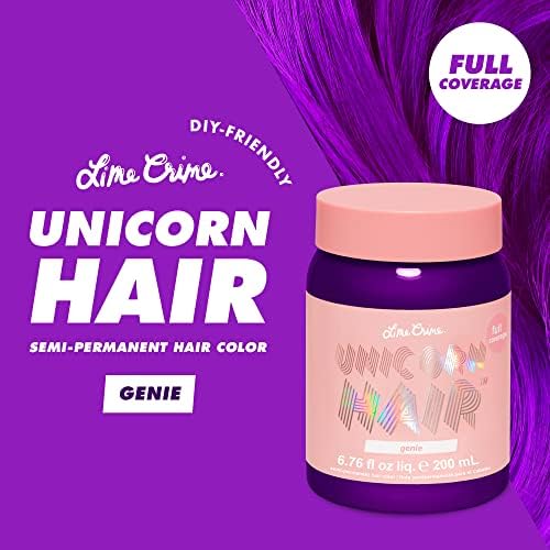 Authentic imported deep violet purple hair color cream in original retail packaging