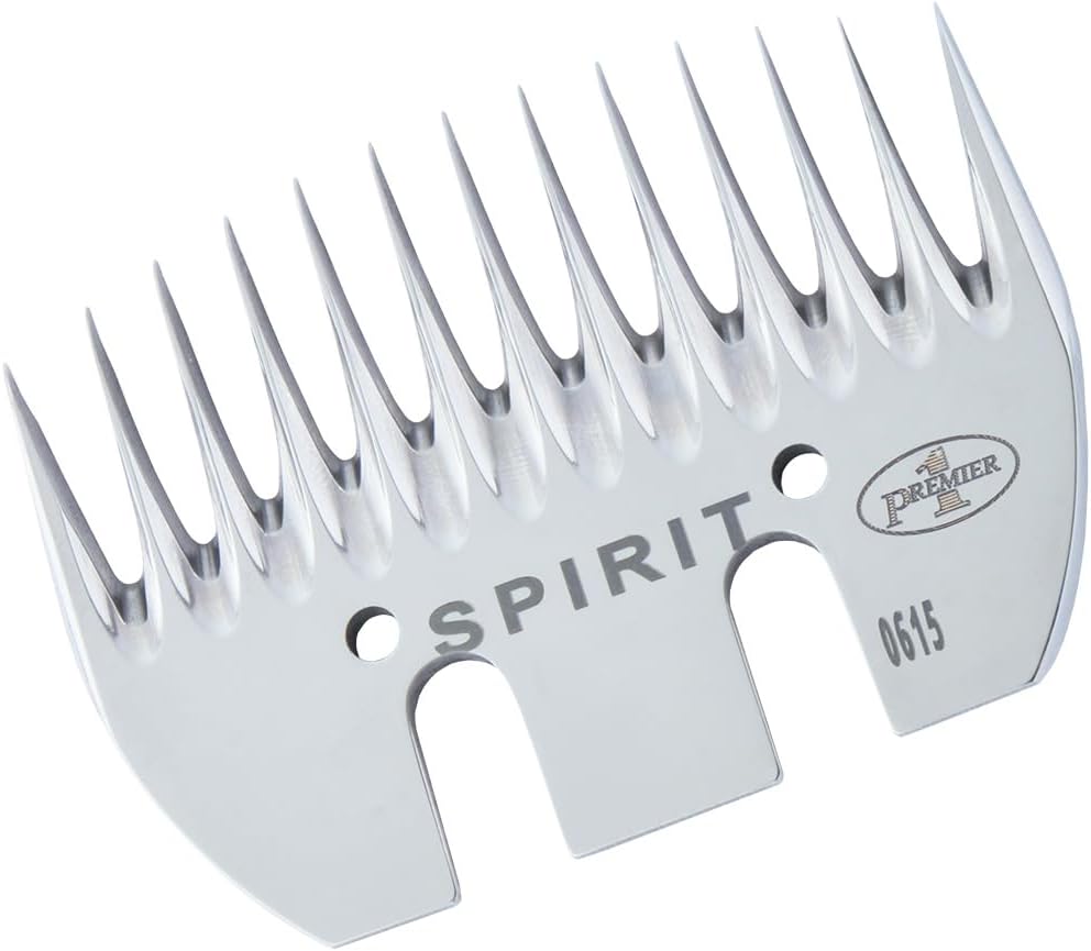 Premier 1 Supplies Spirit Comb for Livestock Shearing Machine front view authentic high carbon steel thirteen tooth blade