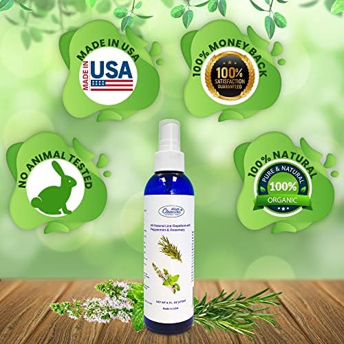Foamy non-greasy lice defense spray for toddlers and school going children