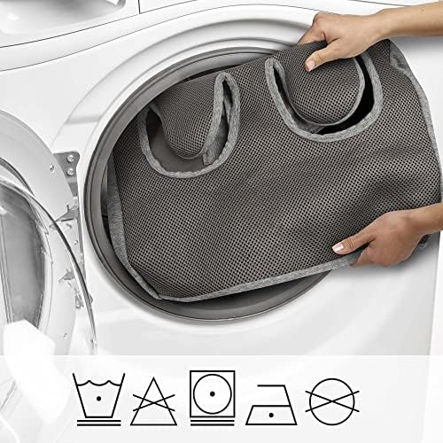 Lightweight stretchable fabric details of the Boppy germ protection cart cover for toddlers