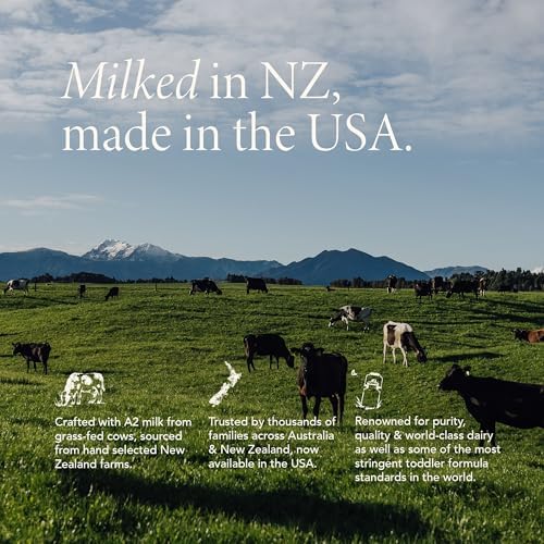 Haven Premium A2 Toddler Formula container highlighting New Zealand grass-fed sourcing information