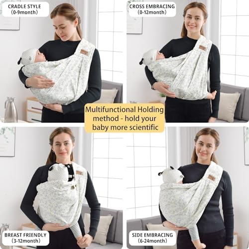 Close-up view of adjustable buckles and breathable fabric on vrbabies carrier