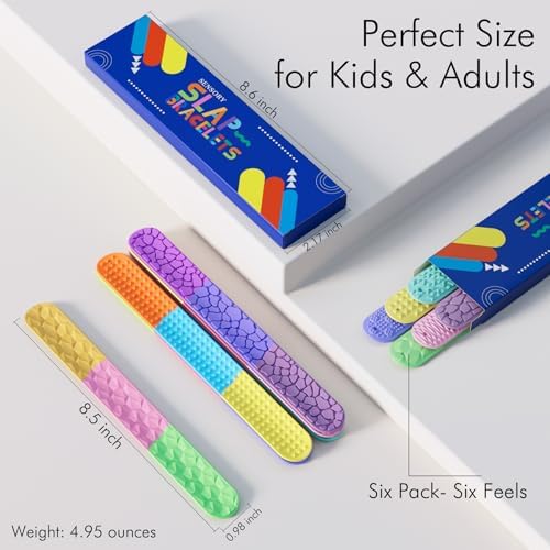 Durable and flexible silicone material of Spkwis sensory slap bracelets