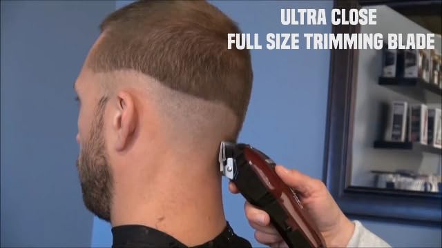 Detailed view of 2-hole Wahl 6X0 clipper blade