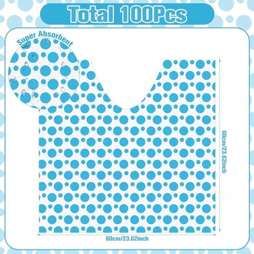 Close up view of the U-shaped cutout on the Drydiet absorbent bathroom floor protector pad.