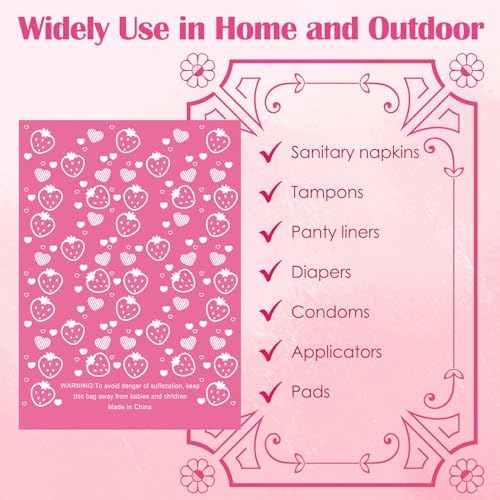 Full set of Luxiv 150 pieces disposable mini bags for women hygiene maintenance.