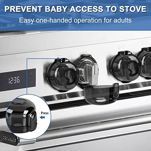 Five piece set of Grenfu gas stove knob covers