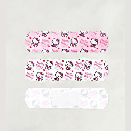 Cute Kitty and Friends bandages featuring assorted Sanrio character prints