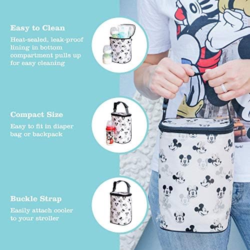 Mickey and Minnie Mouse pattern Disney baby cooler bag