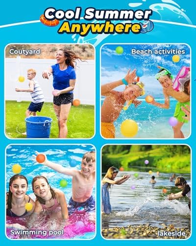Eco friendly latex free water balloons highlighting the secure embedded magnetic closure system