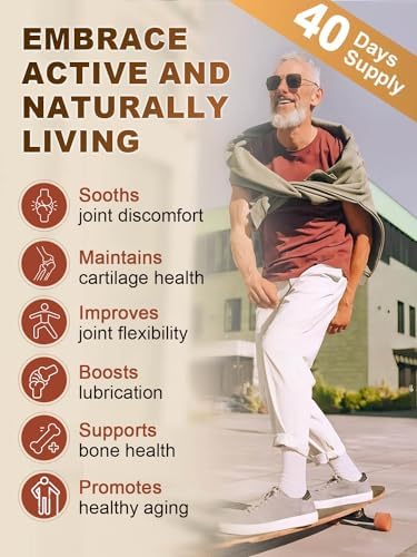 NATURE TARGET Glucosamine Chondroitin - Joint Supplement for Women & Men, Plus MSM, Collagen, Shellfish Free, 120 Counts - Image 7