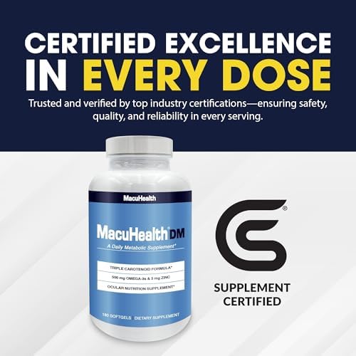 MacuHealth Daily Metabolic nutritional facts and zinc content