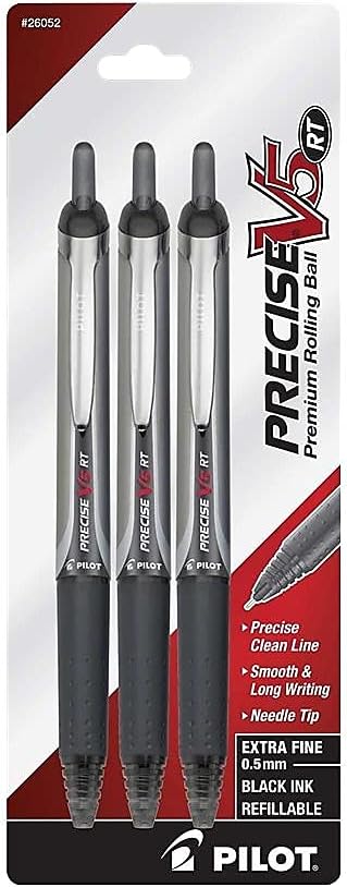 Pilot imported black liquid ink stick pens for office and school