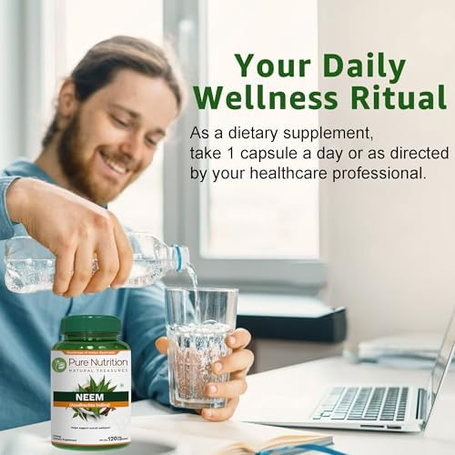 Pure Nutrition Neem 700mg authentic USA import bottle