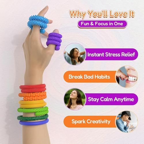 Durable silicone sensory sticks travel essentials