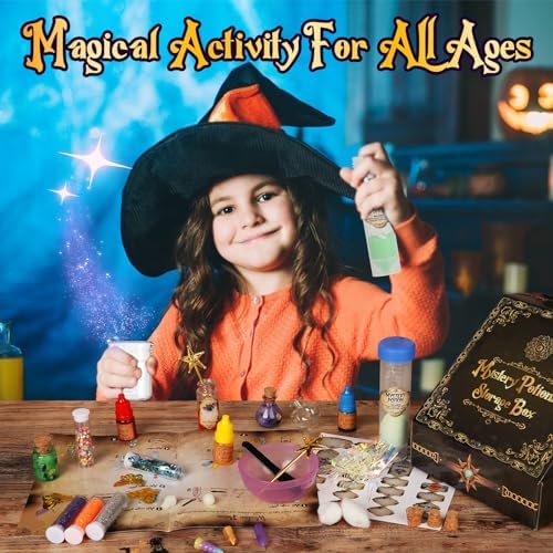Wearable potion necklace created from craft kit