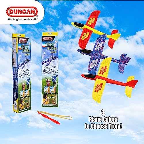 Duncan X19 stunt glider demonstrating standard flight and loop patterns