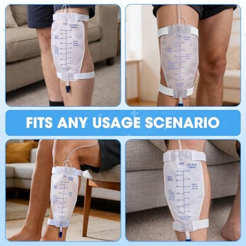 Dedsio catheter leg bag straps packaging for post surgery care