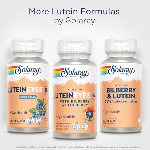 Vegan eye health support supplement by Solaray