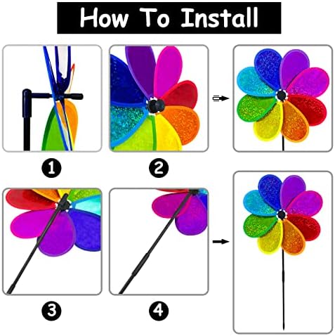 Lets Joy pinwheels used as party outdoor decor