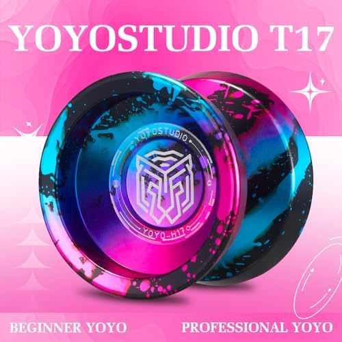 Close up of Yoyostudio H17 metal yoyo responsiveness and bearing detail