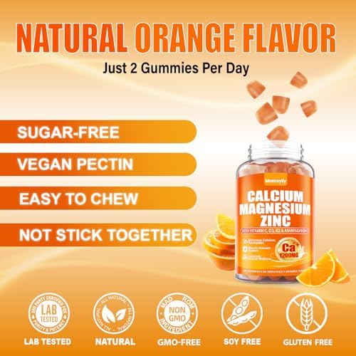 Two count bundle of Maennyliy Calcium 1200mg Vitamin D3 Gummies