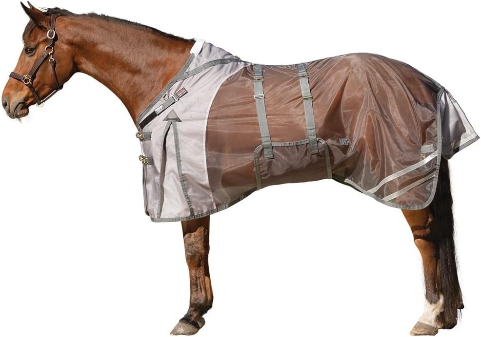 Schneiders Mosquito Mesh II Adjusta-Fit Horse Fly Sheets | Insect & UV Protection for Horses | Durable 350D Mesh | Reflective Safety Stripes - Image 15