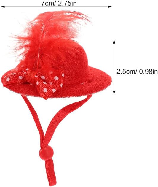 Milisten mini poultry helmet with adjustable elastic chin strap for small birds