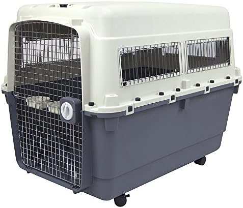 SportPet Designs airline approved extra large dog carrier with wheels and metal wire door