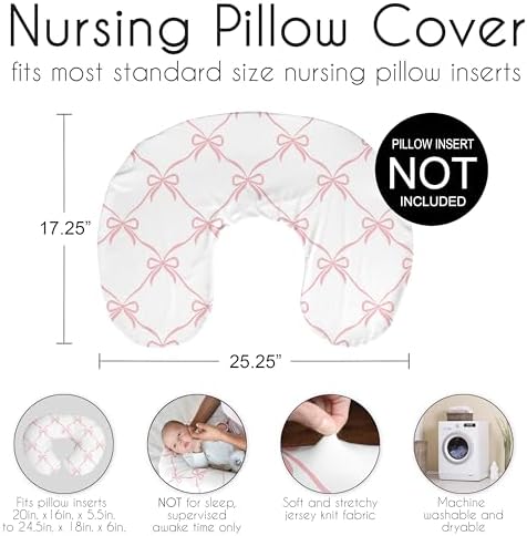 Authentic Sweet Jojo Designs Ballerina collection pillow slipcover