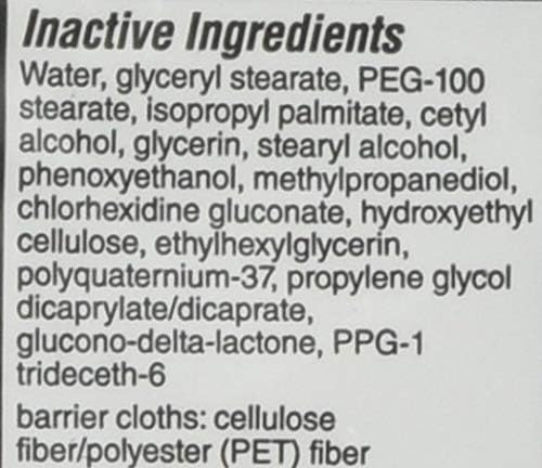 Sage Comfort Shield eight count package highlighting the three in one skin cleansing action