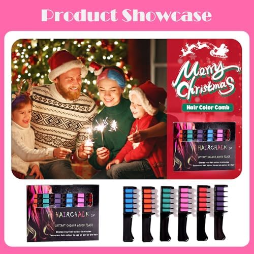 Kids enjoying colorful hair styling with Yousim hair chalks