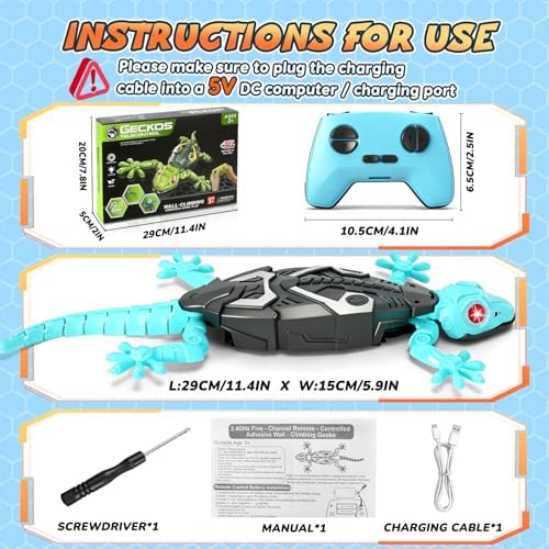 Authentic Ketiee RC wall climbing lizard toy packaging