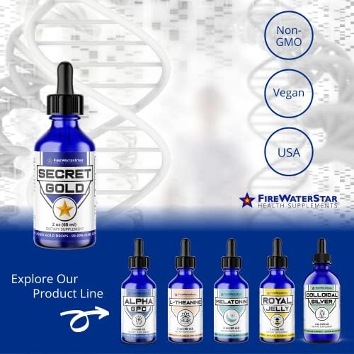 Firewaterstar Colloidal Gold Liquid Drops lifestyle