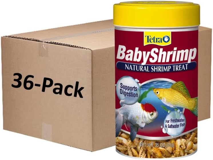 Authentic Tetra BabyShrimp aquarium treat for color enhancement