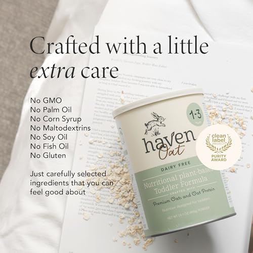 Haven plant based oat milk formula for children aged one to three years