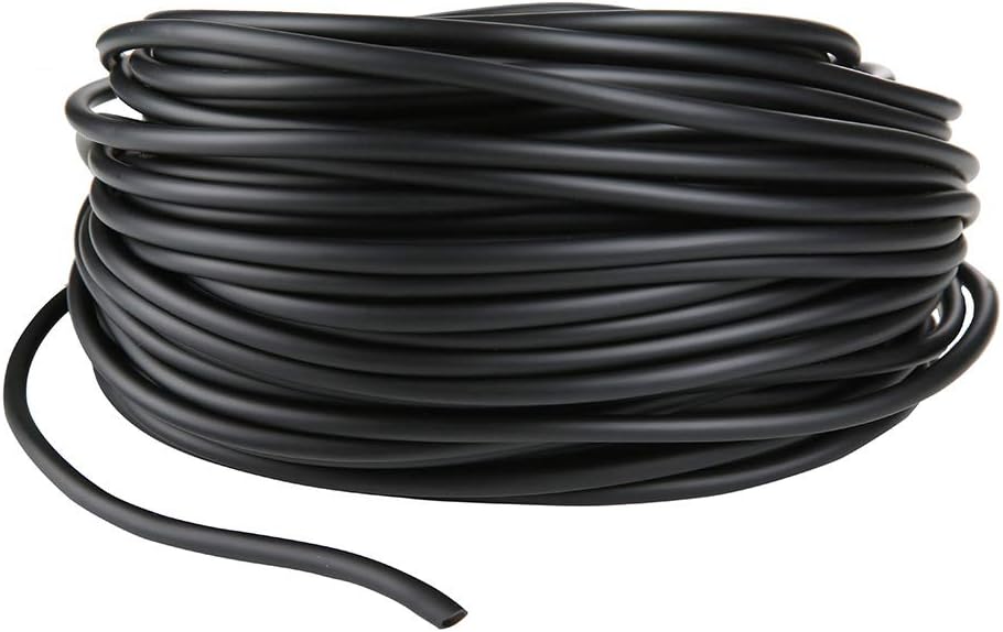 JIH Aquarium 50 Feet Standard 3/16" Black Flexible Airline Tubing with Black Plastic Connectors for Fish Tank,Terrariums, and Hydroponics - Image 12