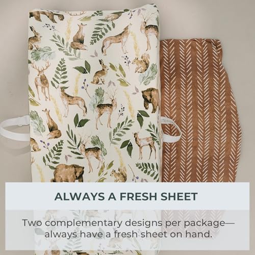 Pobibaby premium durable baby changing sheets demonstrating stretch and wrinkle resistant material