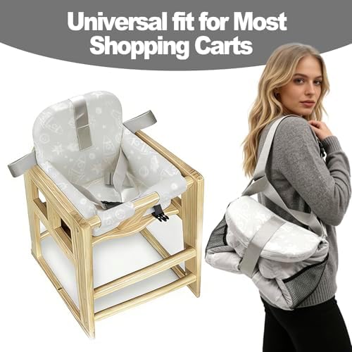 Hooetoon 2-in-1 cart and high chair cushion lifestyle shot
