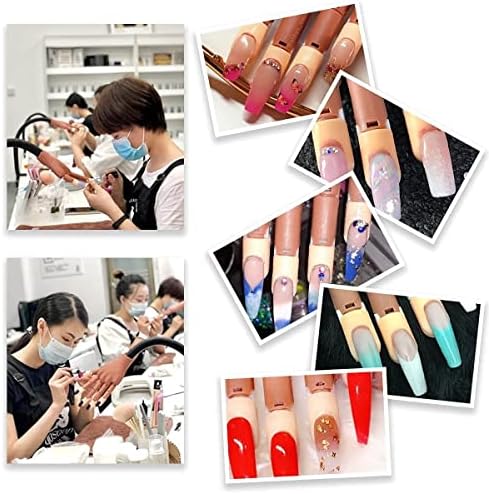 Professional nail training hand by Deciniee for beauty school practice