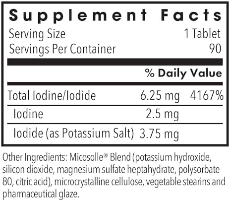 Side view of Optimox Iodoral supplement packaging